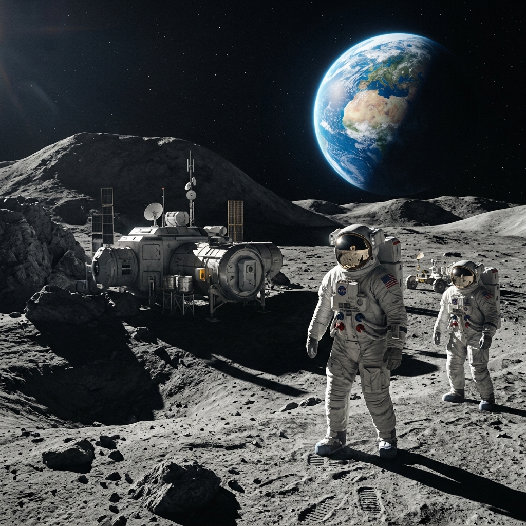 NASA confirma Missão Artemis IV: astronautas voltam à Lua em 2026 com nova base lunar