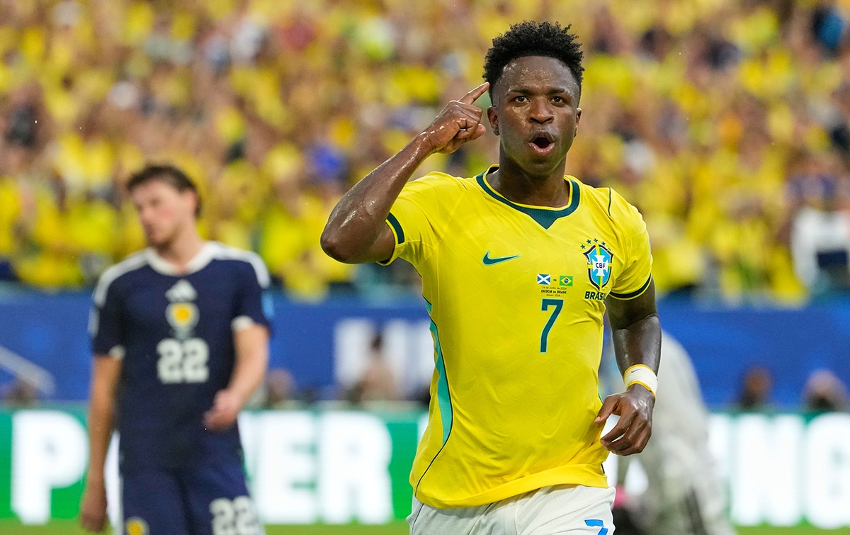 Brasil no Mata-Mata: Vini Jr. Brilha em Vitória Dominante Contra a Escócia