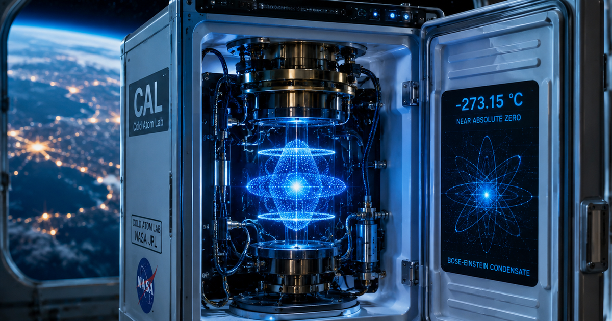 NASA testa relatividade de Einstein com refrigerador quântico no espaço
