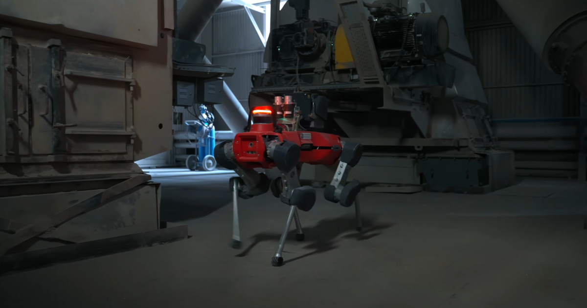 ANYmal | Cão Robô Transforma Inspeções de Risco em Fábrica de Cimento