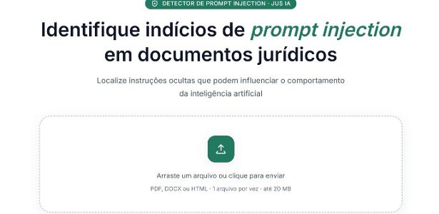 Prompt Injection | OAB e Jusbrasil combatem fraude com IA na Justiça brasileira