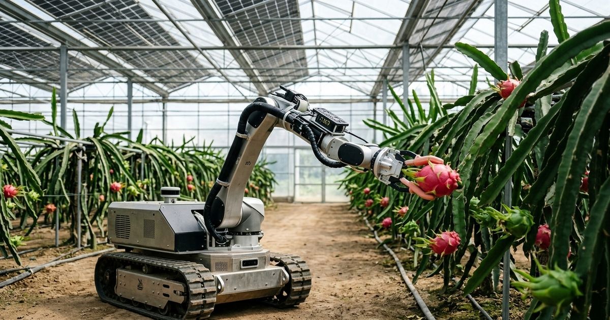 DragonBot: Robô espanhol colhe pitayas maduras e otimiza a agricultura