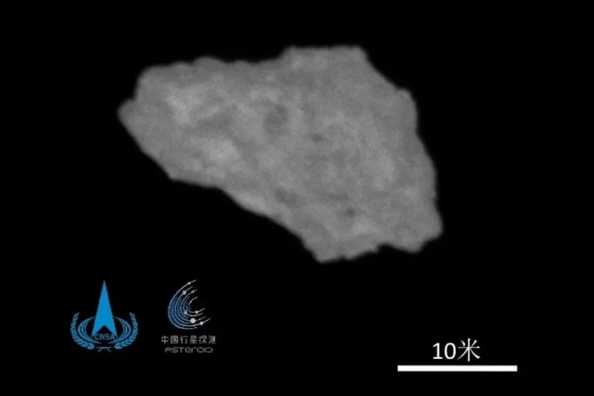 Tianwen-2 registra imagem inédita de asteroide quase-Lua