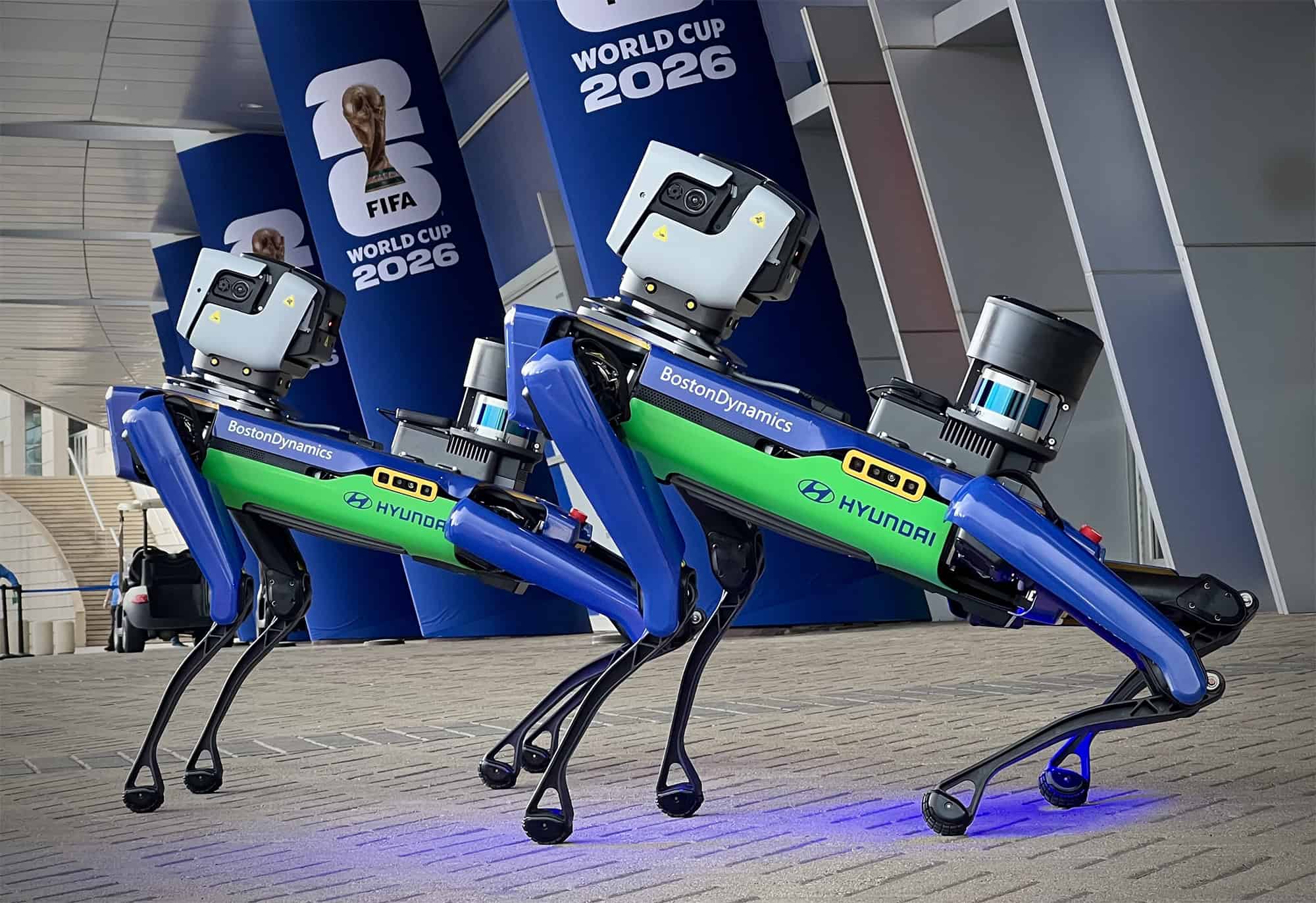 Cães robóticos: tecnologia da Hyundai reforça segurança na Copa do Mundo 2026