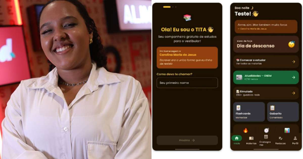 Tita: Jovem Desenvolve App com IA para Impulsionar Estudos em Vestibulares
