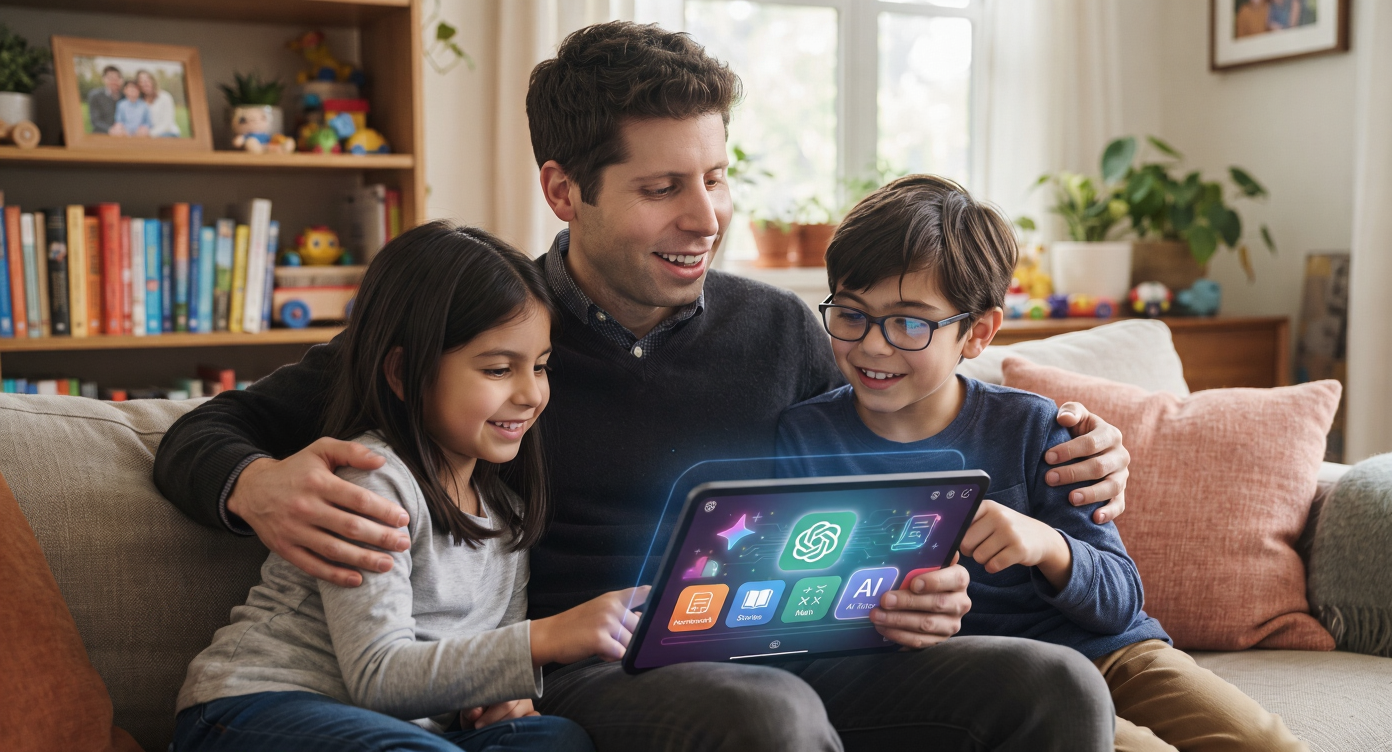 ChatGPT para Pais: Sam Altman Defende o Uso da IA na Criação e Educação de Filhos