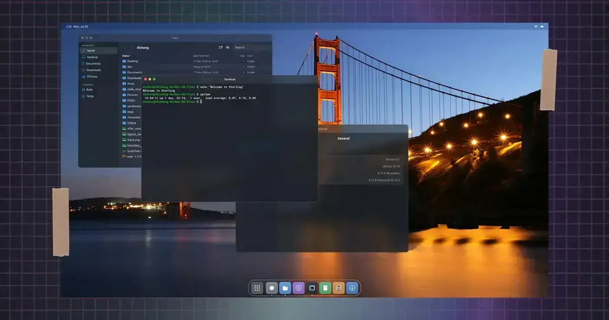 Starling Desktop: O Linux Inovador Criado com Inteligência Artificial em Seis Meses