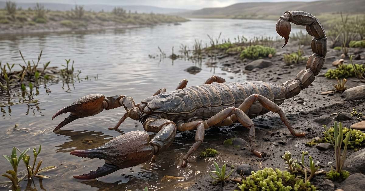 Maior escorpião da história: fóssil de 415 milhões de anos impressiona