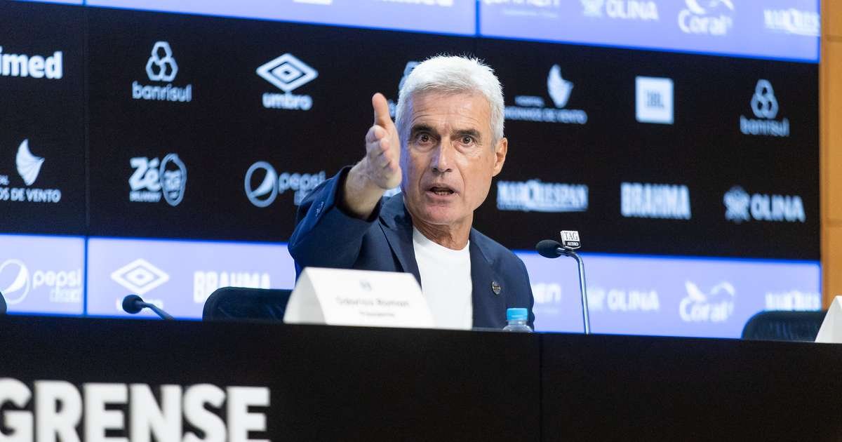 Grêmio: Luís Castro responde críticas de Renato Gaúcho e pede paz no clube