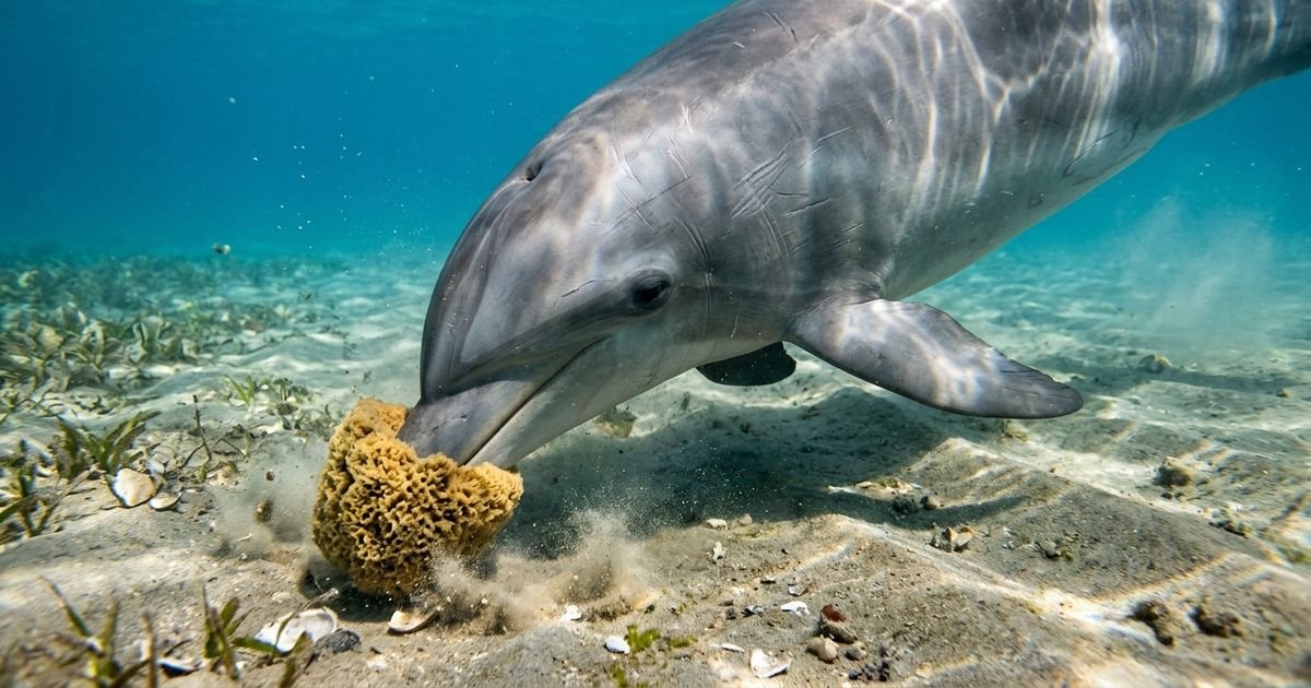 Golfinhos usam esponjas para caçar: insights sobre ferramentas e aprendizagem marinha